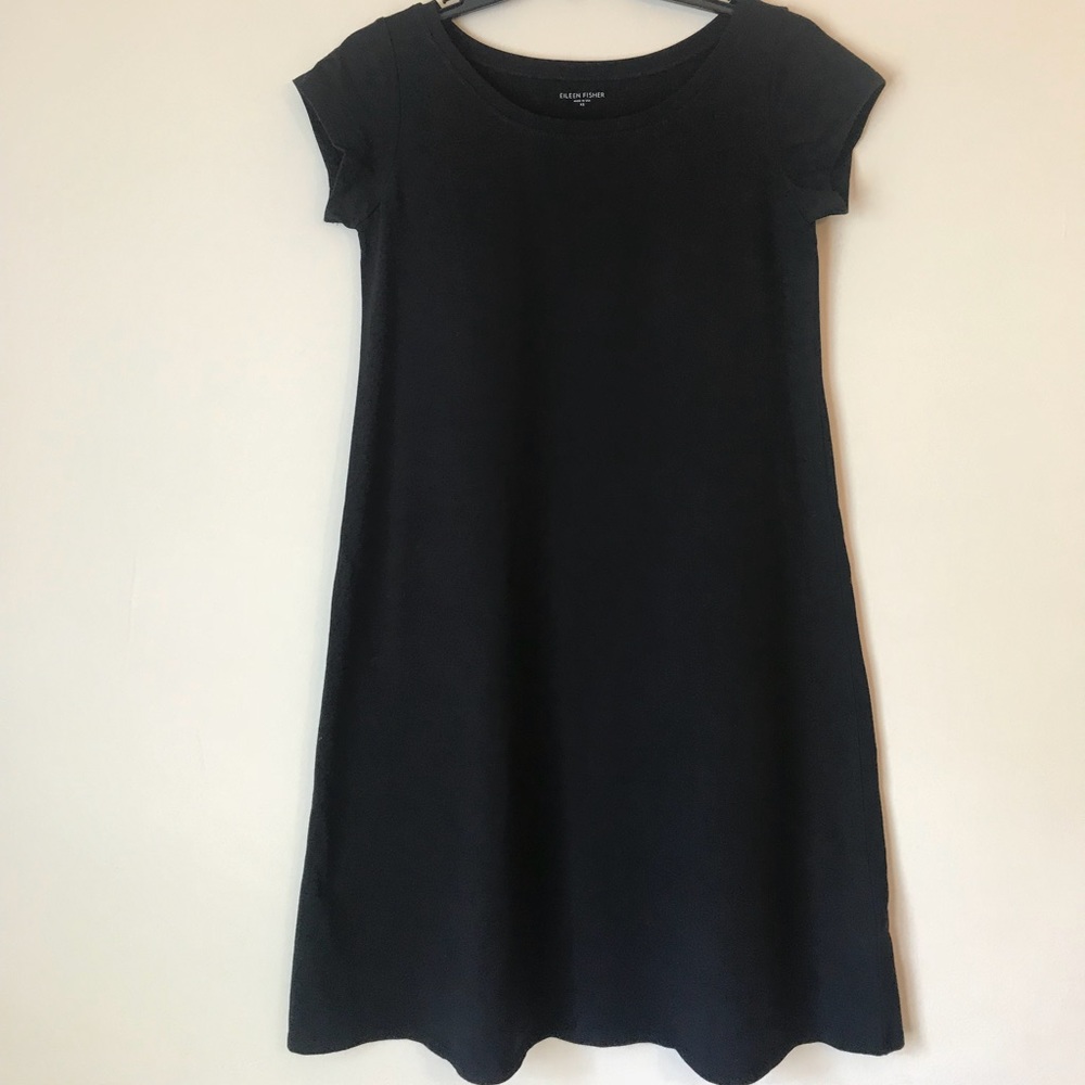 Eilleen Fisher Organic Ballet -Neck Dress.